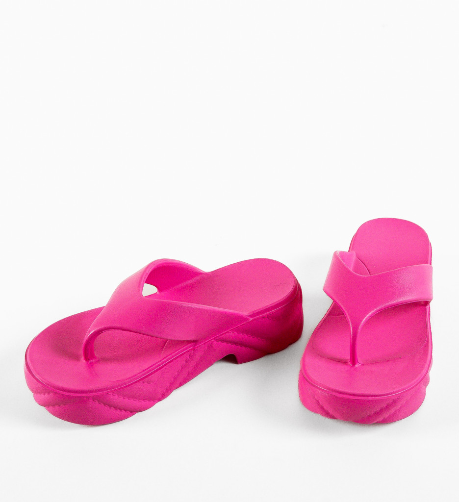 Papuci dama Talha Fuchsia - 5 | YEO