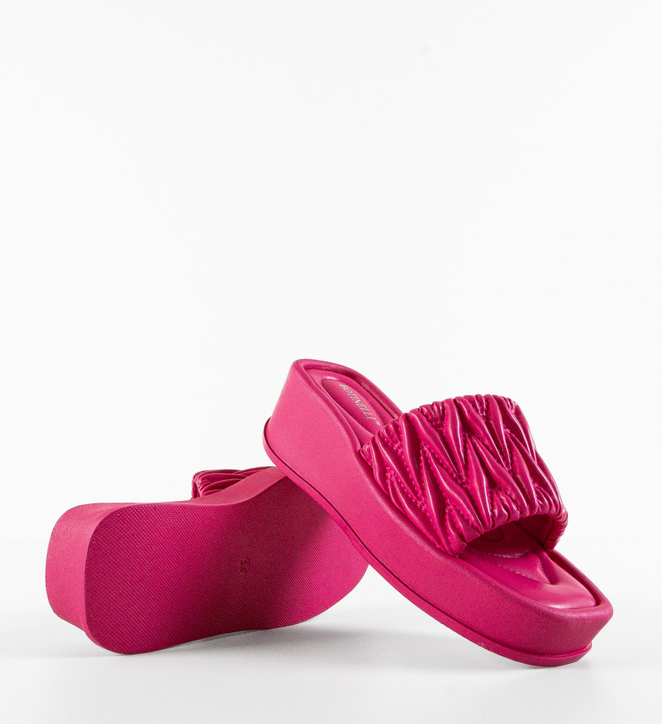 Papuci dama Torne Fuchsia - 5 | YEO