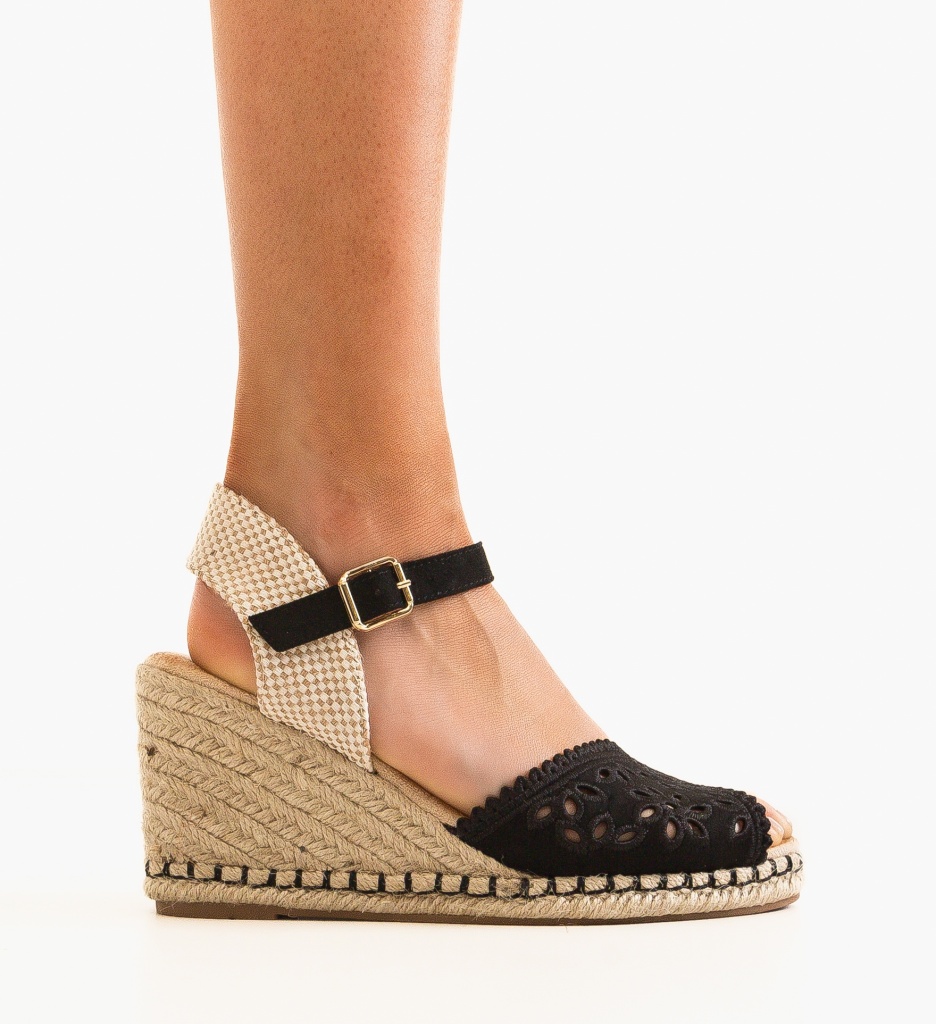 Platforme dama Ehsan Negre - 3 | YEO