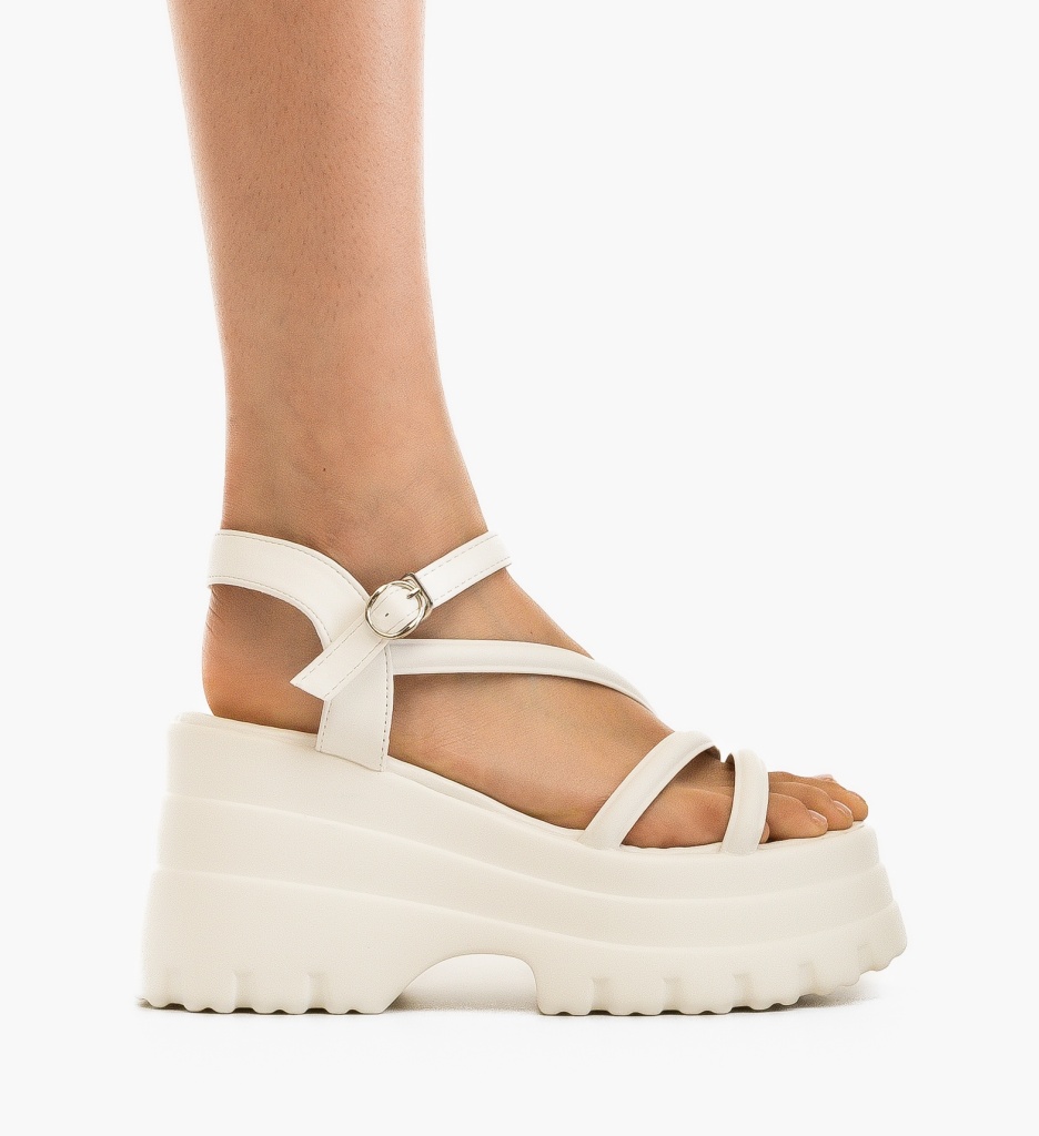 Platforme dama Jazez Albe - 1 | YEO
