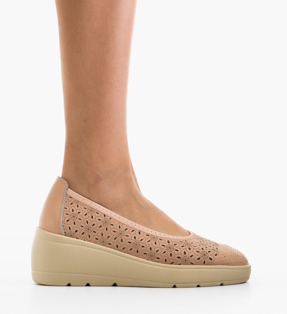 Platforme dama Kamiz Roz - 5 | YEO