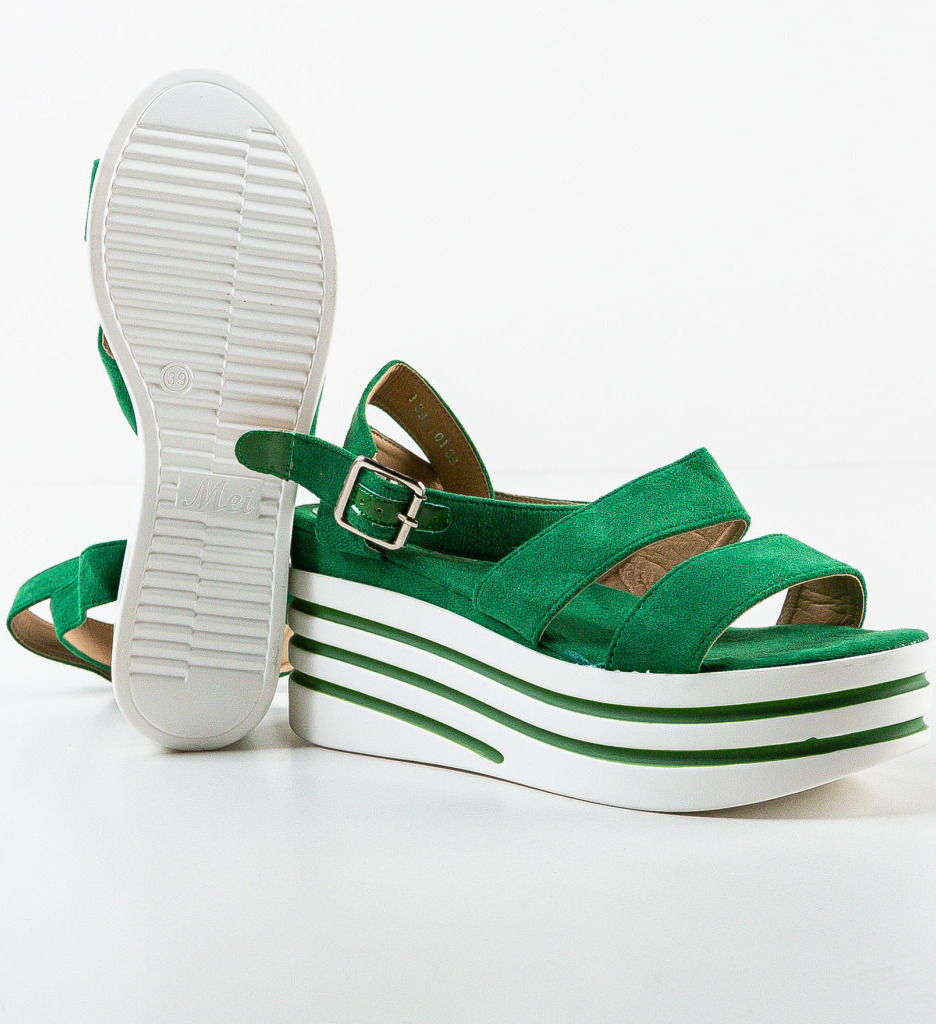 Poze Platforme dama Mionete Verzi depurtat.ro 