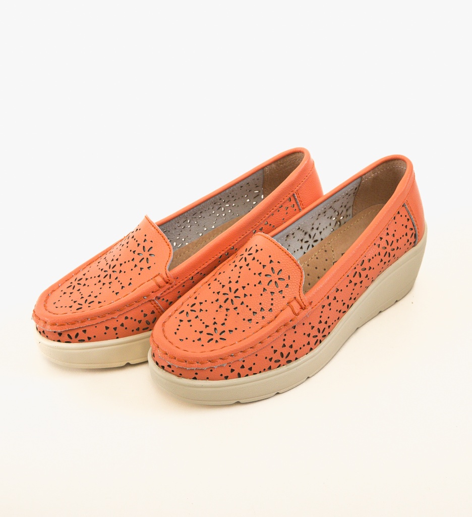 Platforme dama Myzy Portocalii - 4 | YEO