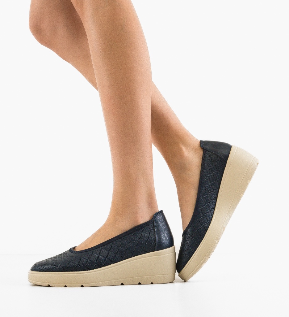 Platforme dama Zytako Bleumarin - 2 | YEO