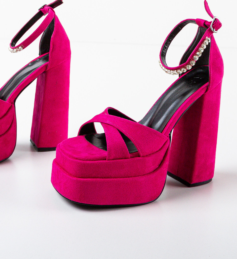 Sandale dama Aky Fuchsia - 5 | YEO