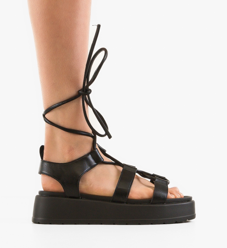 Sandale dama Barnab Negre - 5 | YEO