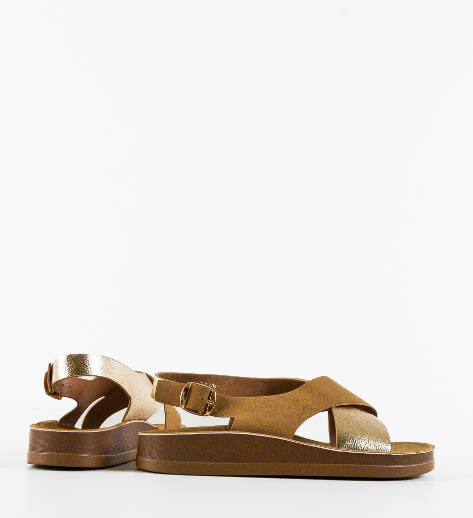 Sandale dama Basel Camel - 4 | YEO