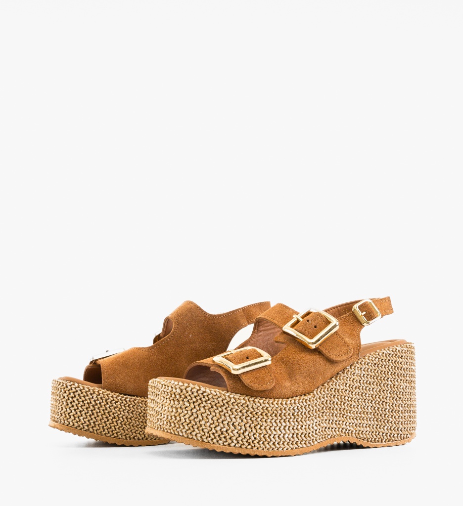 Sandale dama Boreas Camel - 3 | YEO