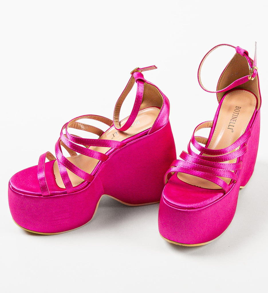 Sandale dama Elaine Fuchsia - 3 | YEO