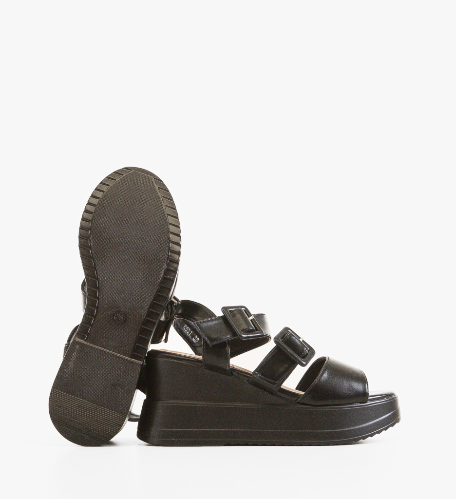 Sandale dama Evans Negre - 4 | YEO
