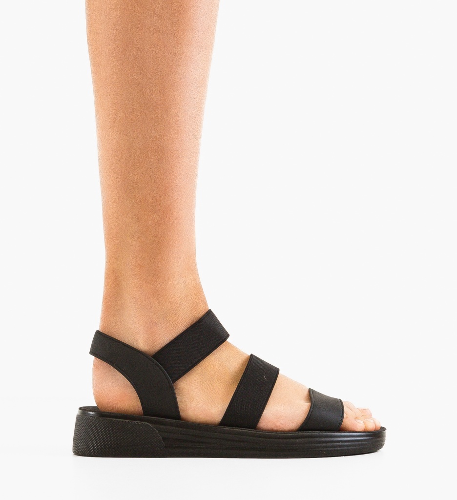 Sandale dama Gherdala Negre 2 - 3 | YEO