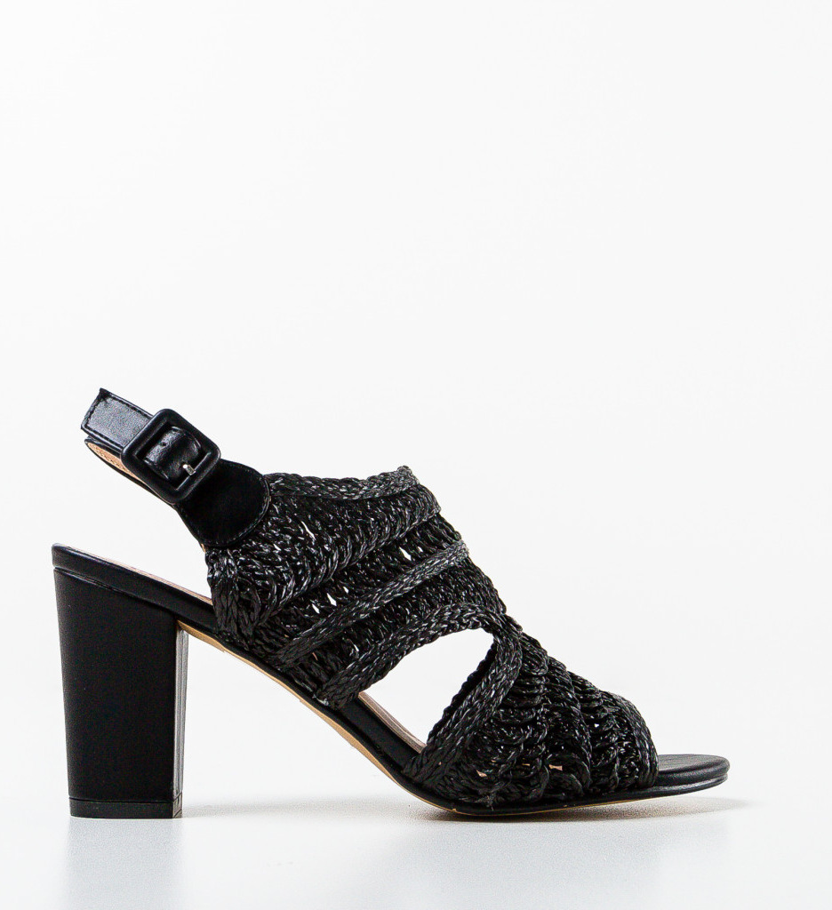 Sandale dama Holly Negre - 3 | YEO