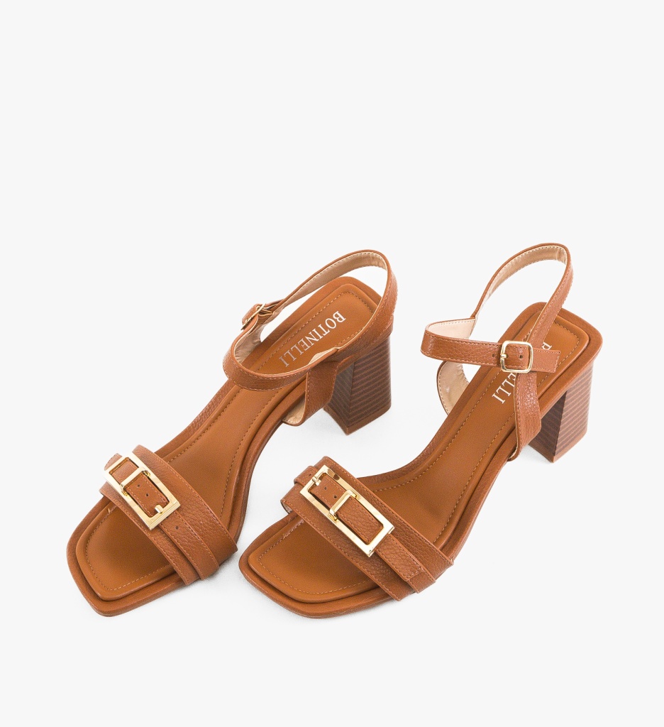 Sandale dama Lapcar Camel - 5 | YEO