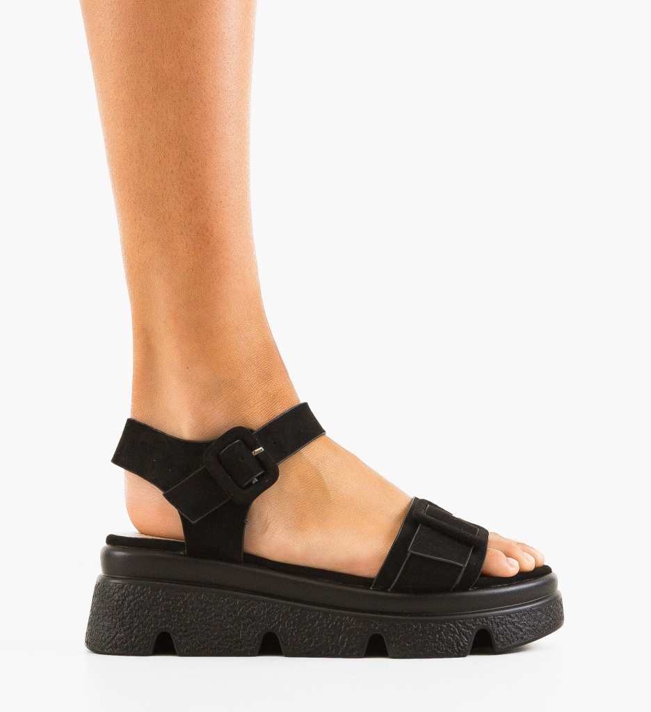 Sandale dama Maika Negre - 4 | YEO