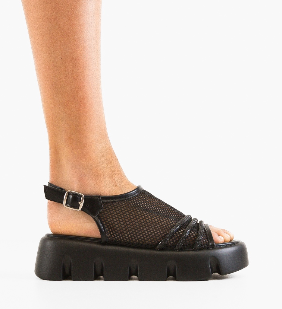 Sandale dama Oklara Negre - 3 | YEO