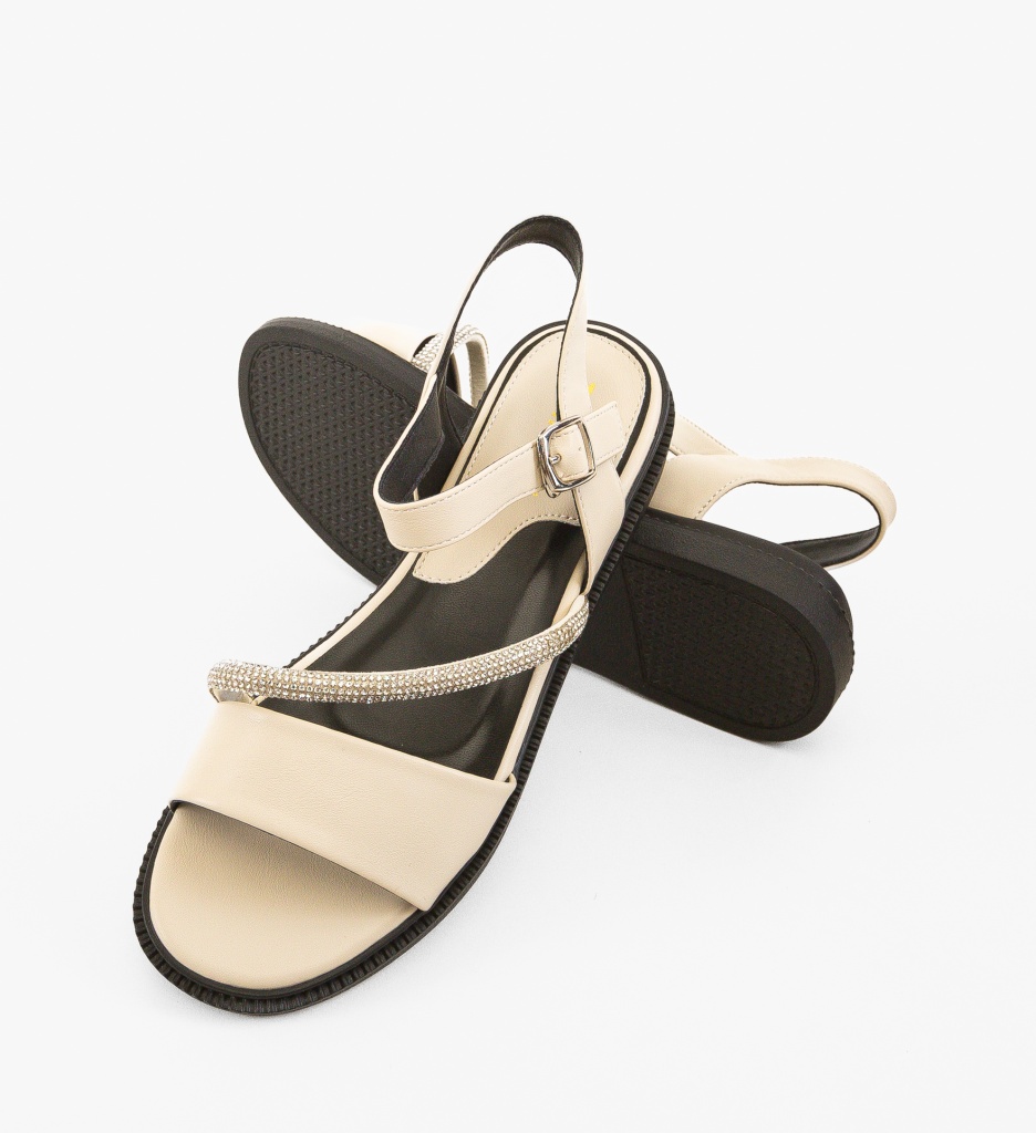 Sandale dama Patrol Bej - 3 | YEO