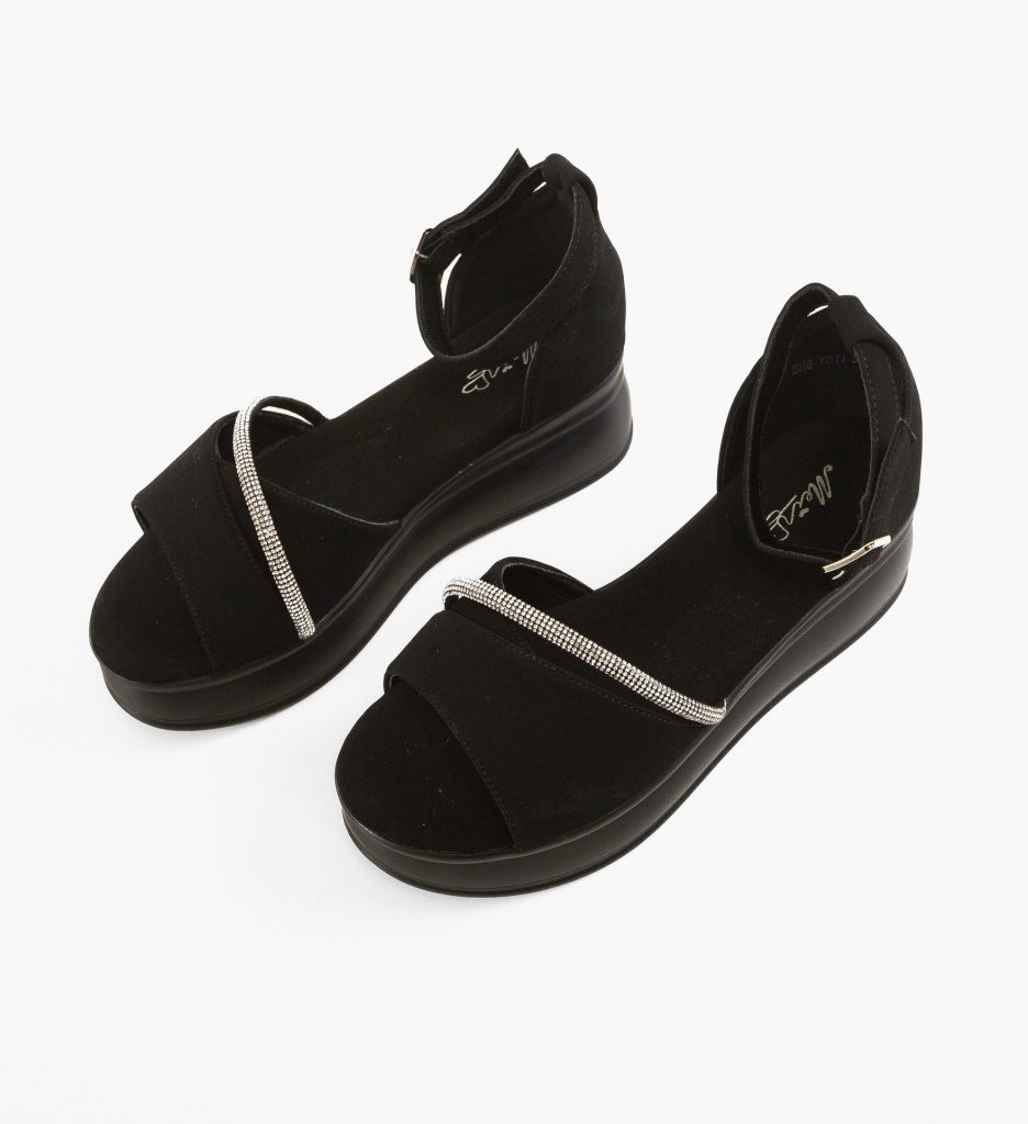 Sandale dama Spectra Negre - 3 | YEO