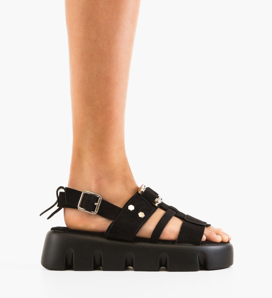 Sandale dama Voynelya Negre - 5 | YEO