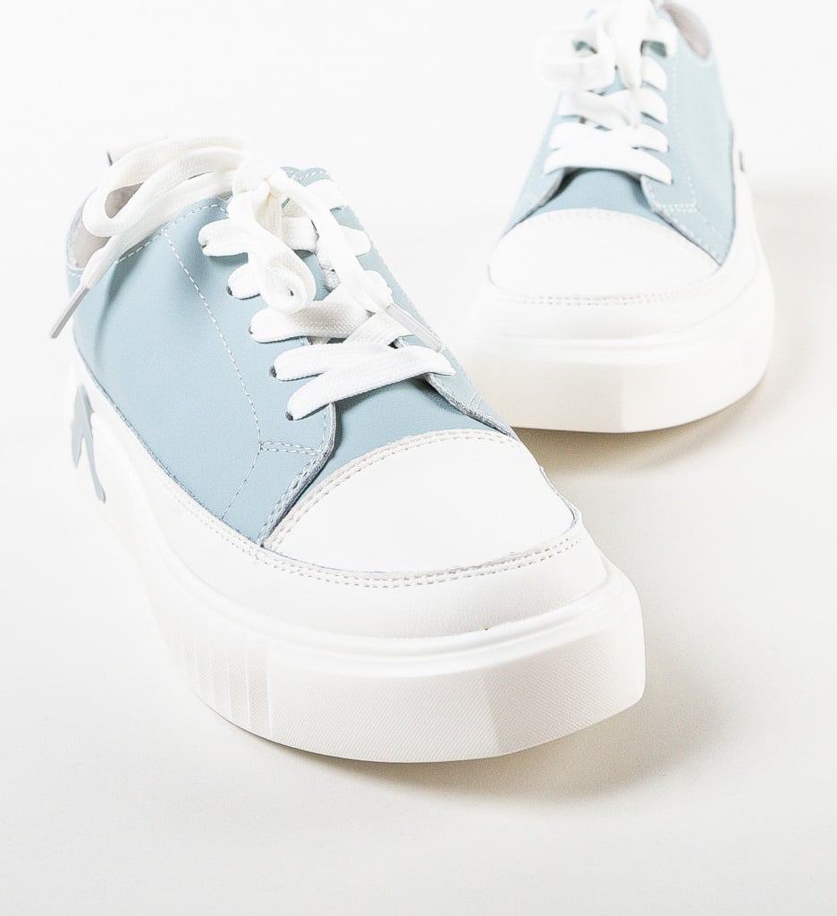 Sneakers dama Colon Albastri - 5 | YEO