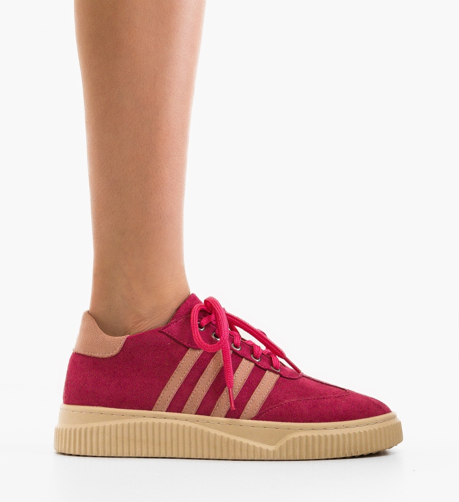 Sneakers dama Crimson Fuchsia - 5 | YEO