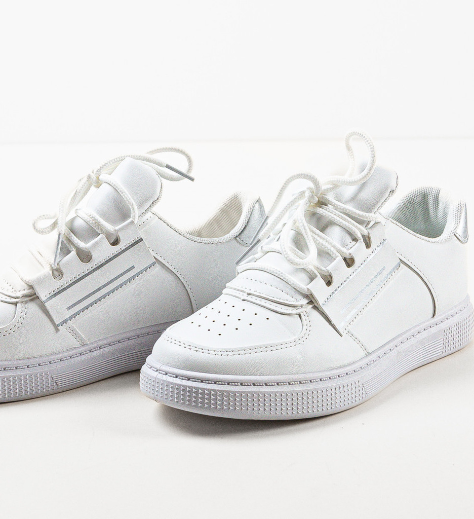 Sneakers dama Denise Argintii - 4 | YEO