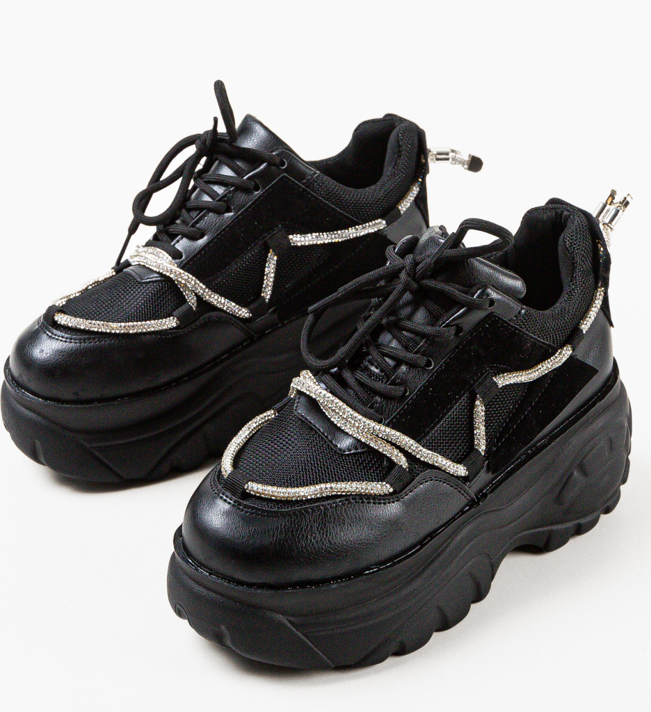 Poze Sneakers dama Dokuza Negri depurtat.ro 