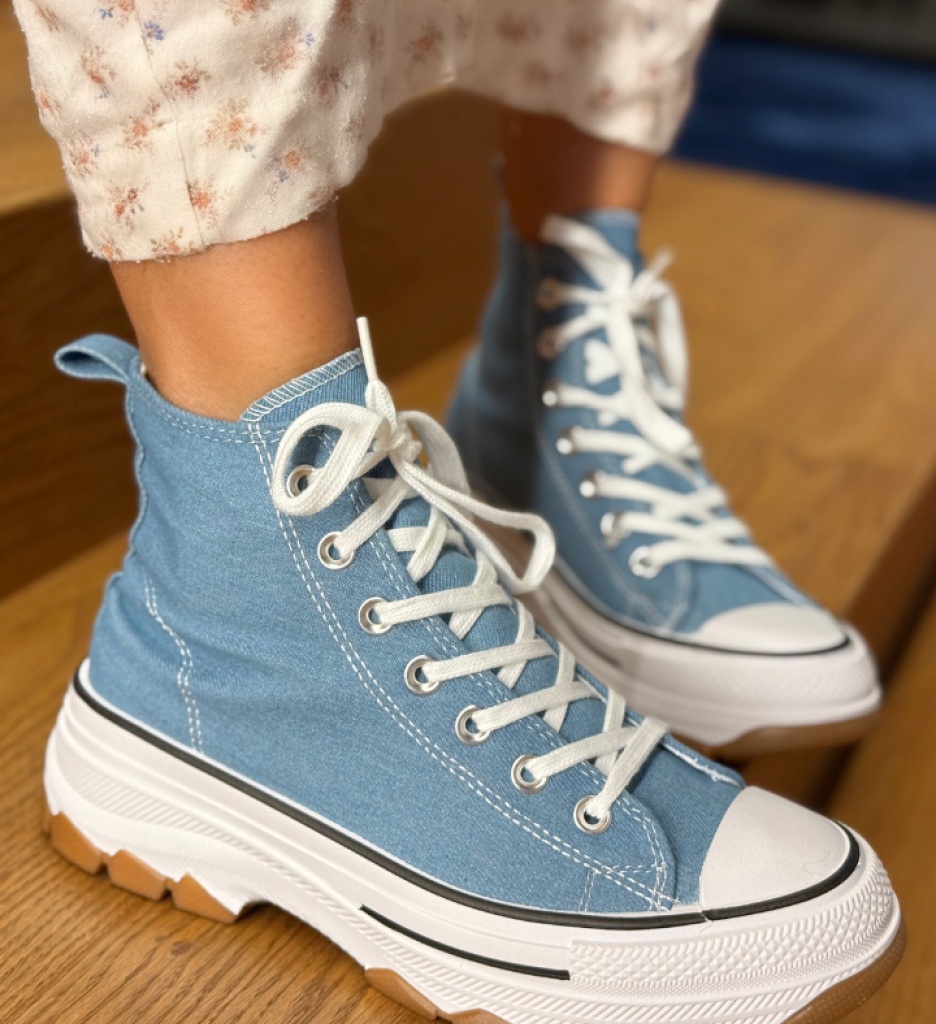 Sneakers dama Fedaz Albastri - 2 | YEO