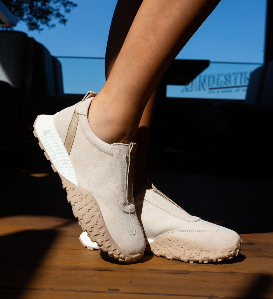 Sneakers dama Florena Bej - 5 | YEO