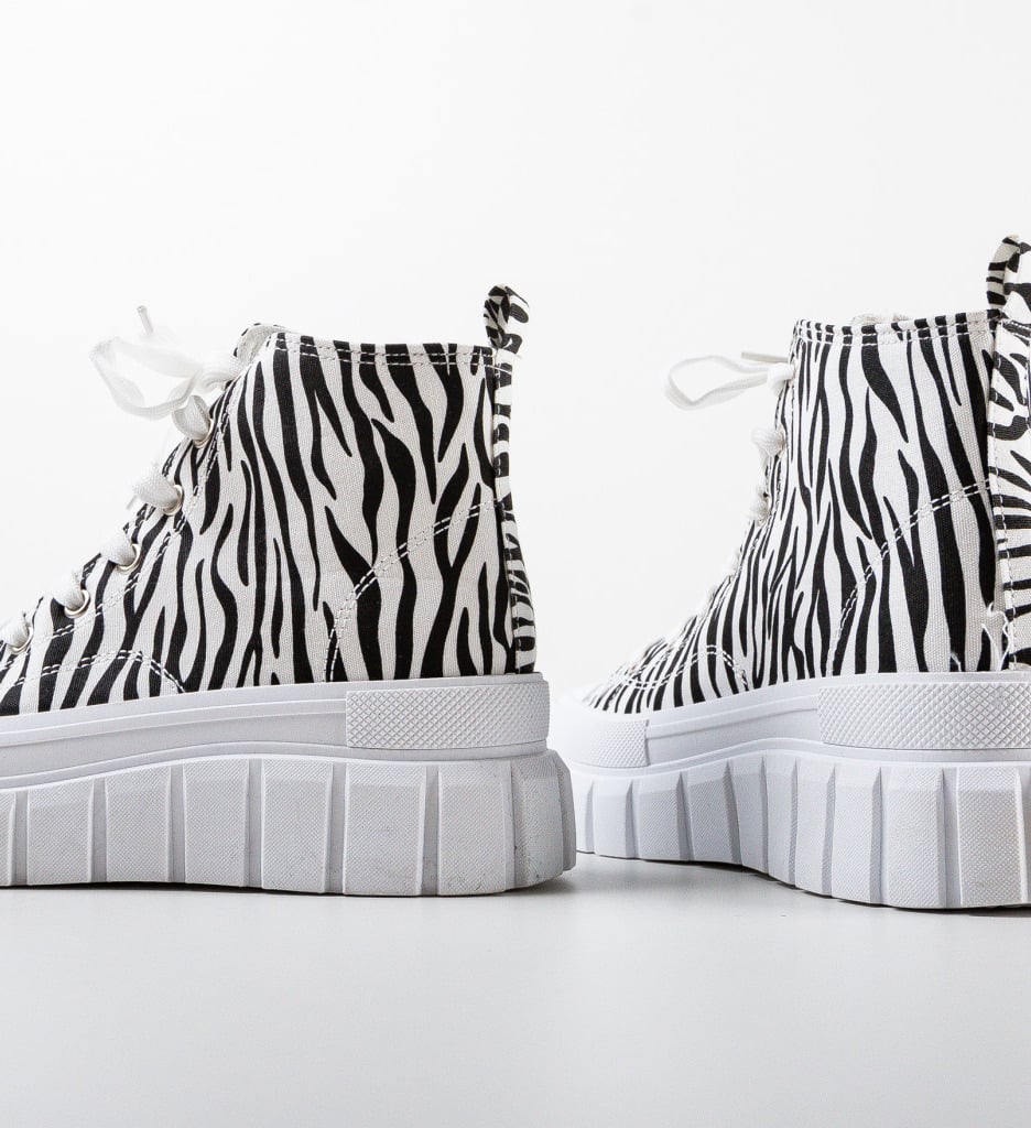 Sneakers dama Hogg Zebra - 4 | YEO