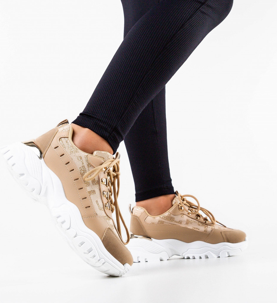 Sneakers dama Huff Khaki