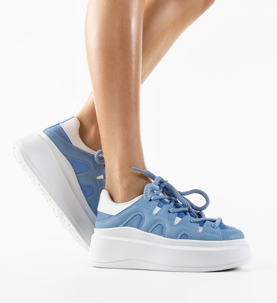 Sneakers dama Illinois Albastri - 1 | YEO