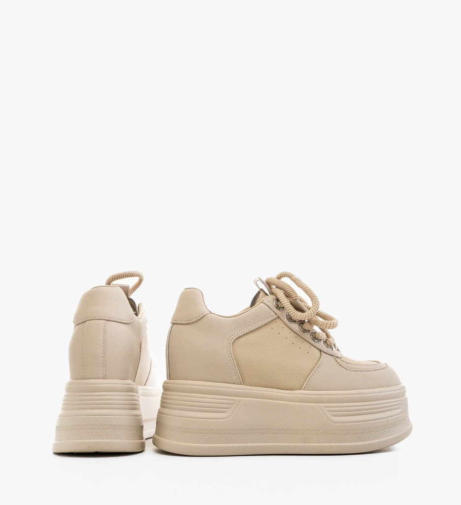 Poze Sneakers dama Janje Bej depurtat.ro 