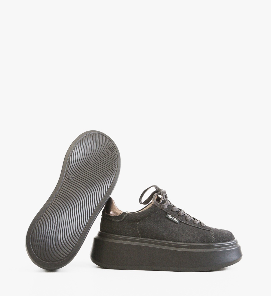 Sneakers dama Kamin Gri - 5 | YEO