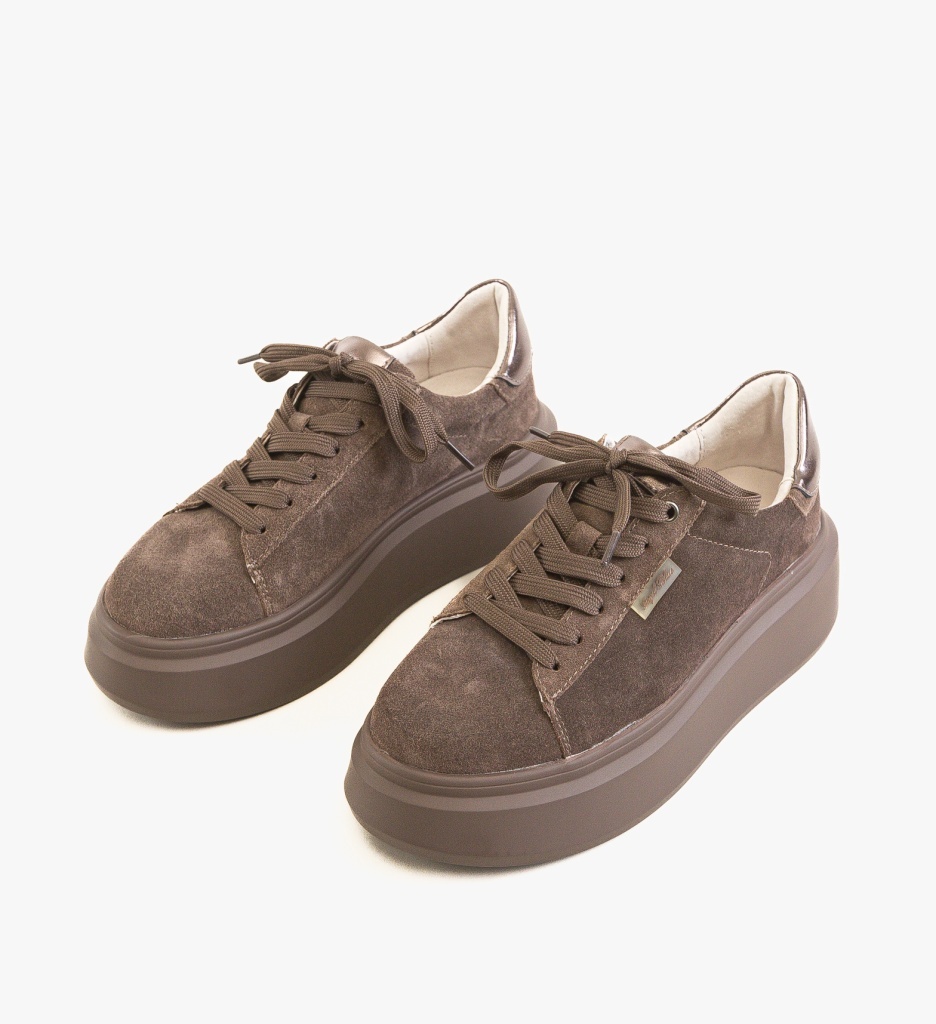 Sneakers dama Kamin Khaki - 1 | YEO