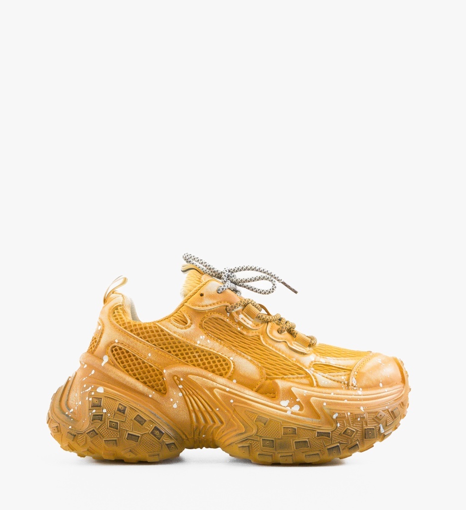 Sneakers dama Kannka Galbeni - 5 | YEO