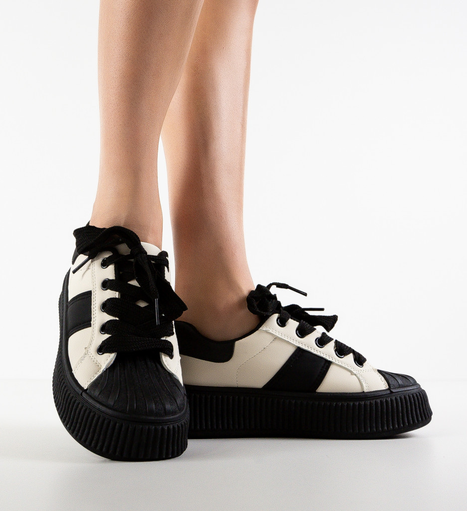 Sneakers dama Kiona Albi - 2 | YEO