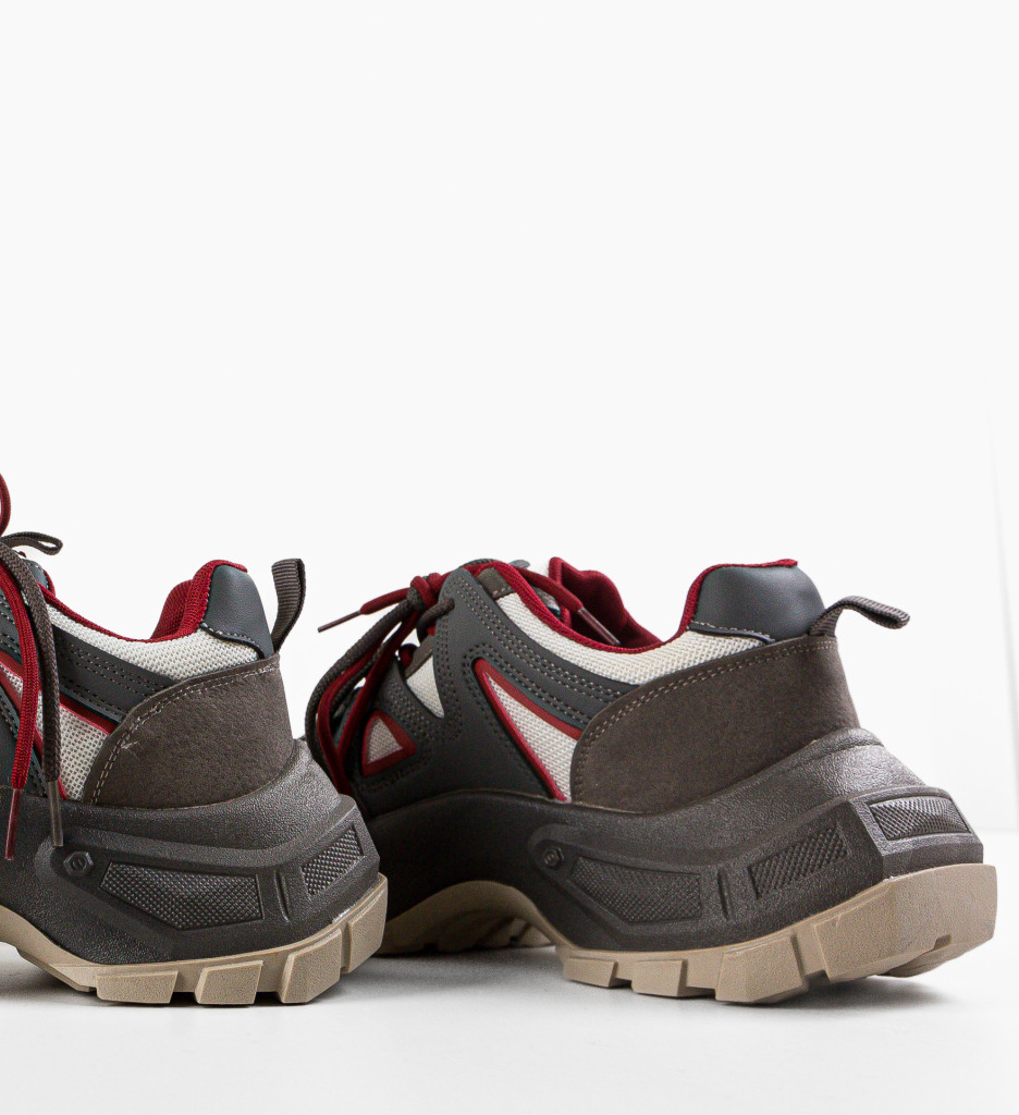 Poze Sneakers dama Lea Gri depurtat.ro 