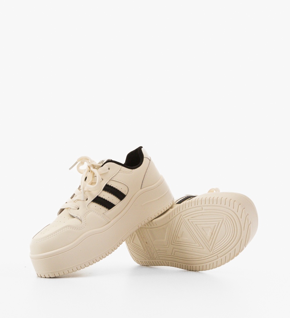 Sneakers dama Leysure Bej - 5 | YEO