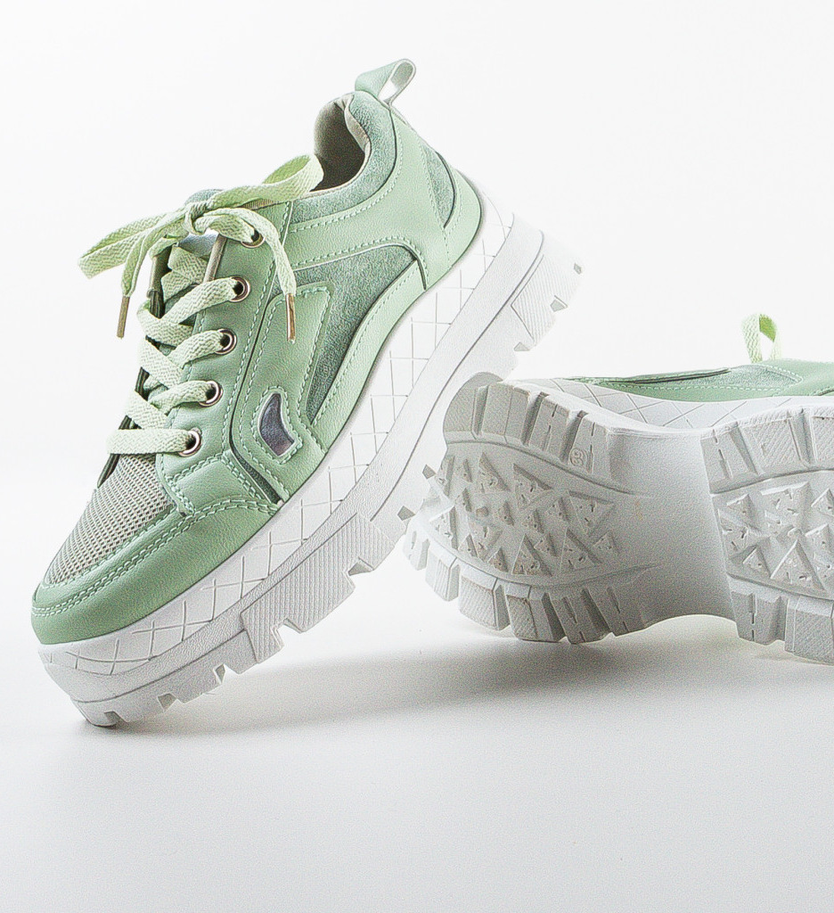 Poze Sneakers dama Maliha Verzi depurtat.ro 