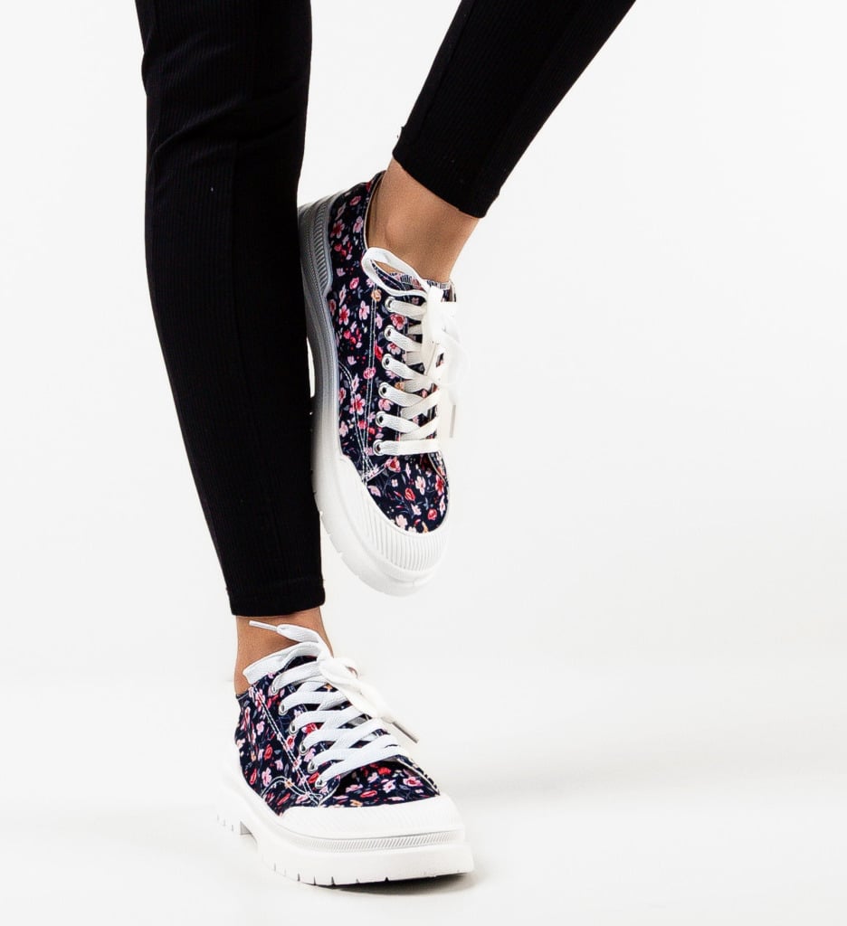 Sneakers dama Niamh Bleumarin - 1 | YEO