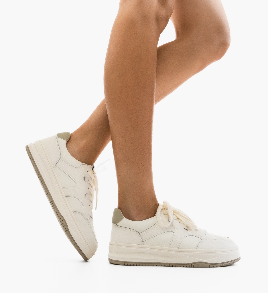 Sneakers dama Niuzli Albi - 2 | YEO