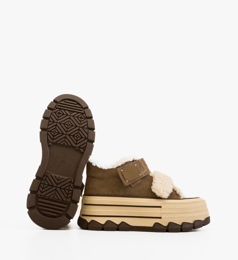 Sneakers dama Ojuh Khaki - 4 | YEO