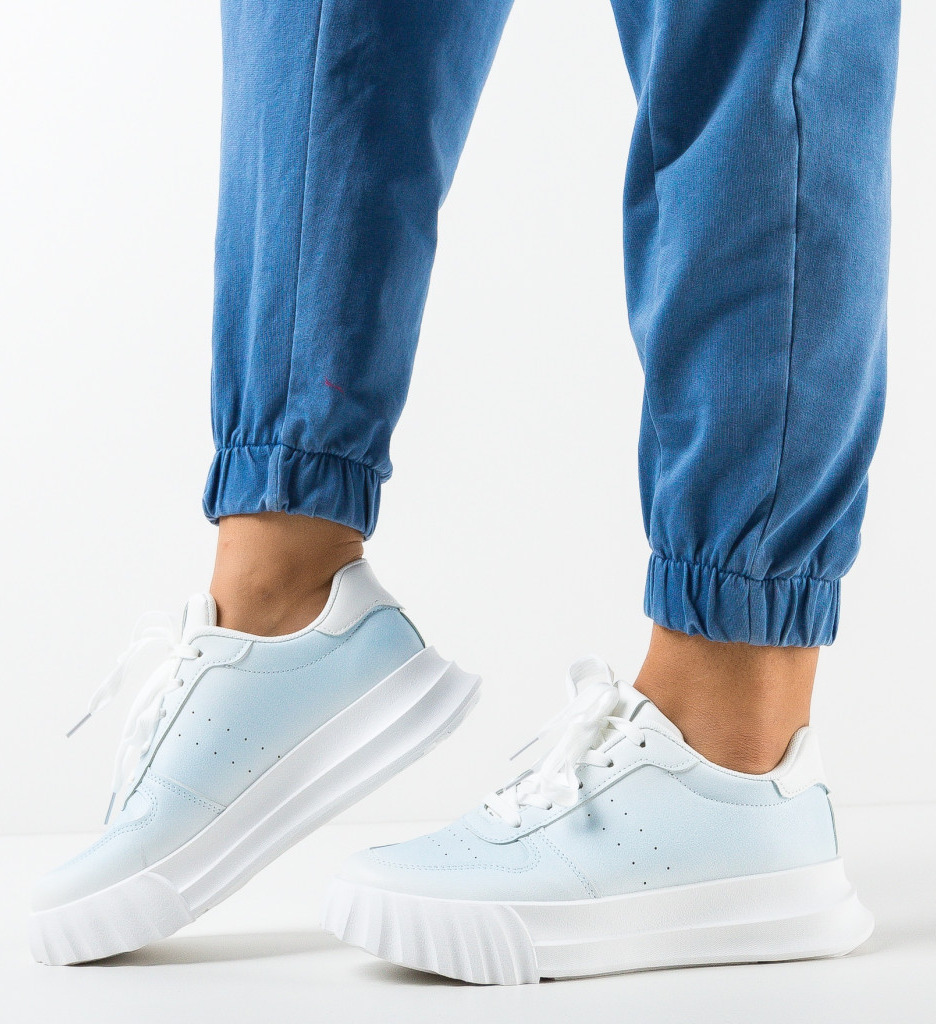 Sneakers dama Preston Albastri - 1 | YEO