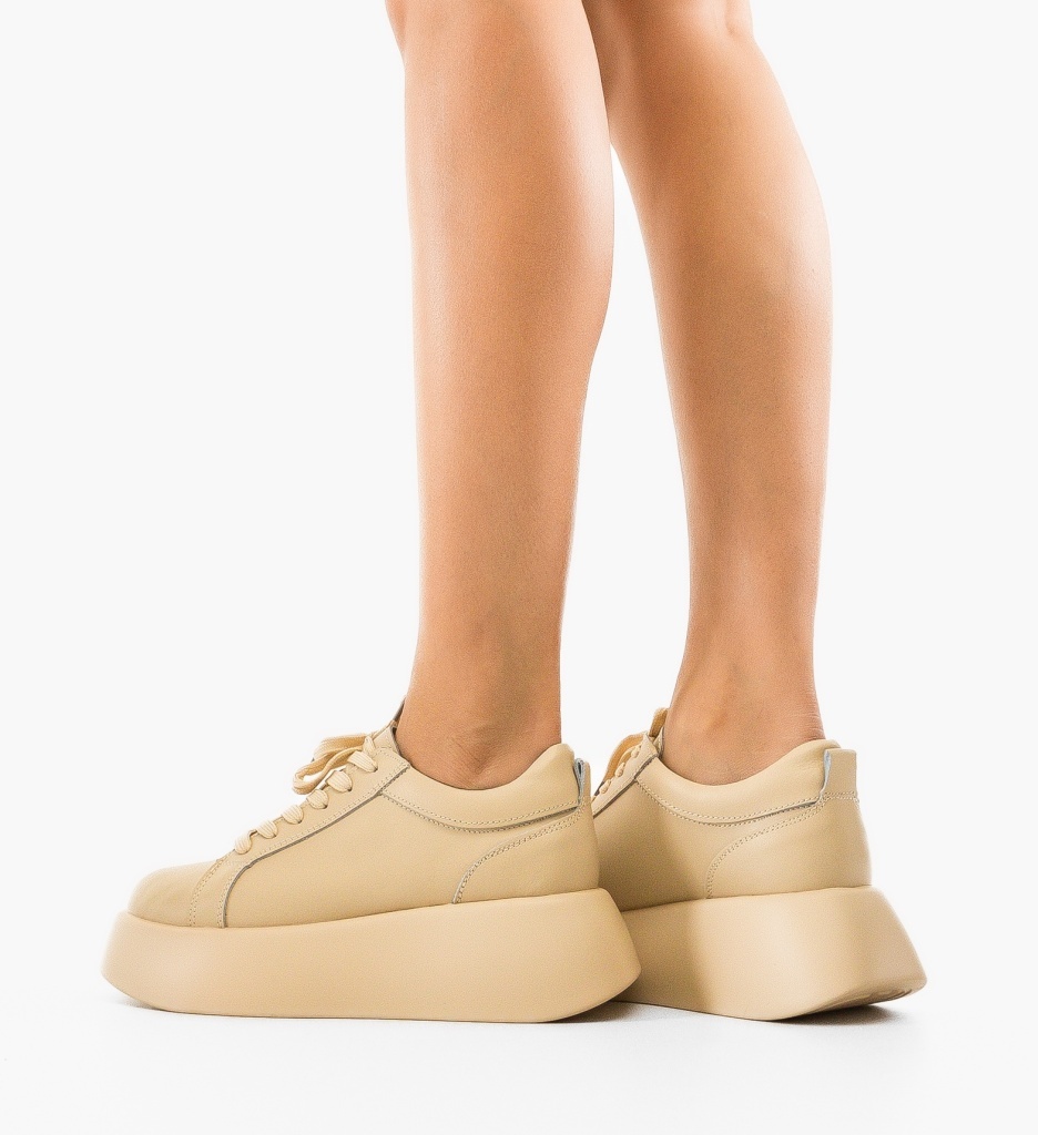 Sneakers dama Silona Bej