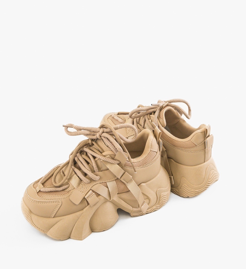 Sneakers dama Thild Khaki - 4 | YEO