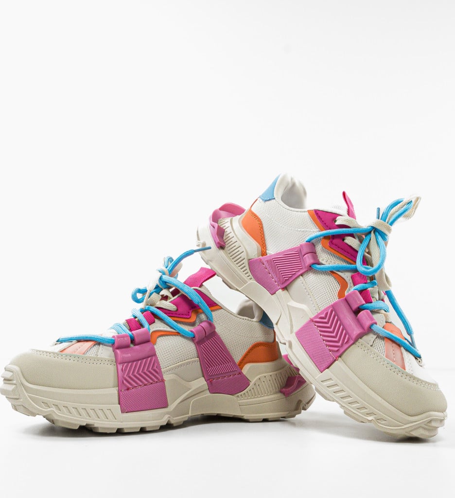 Sneakers dama Tucker Fuchsia - 5 | YEO