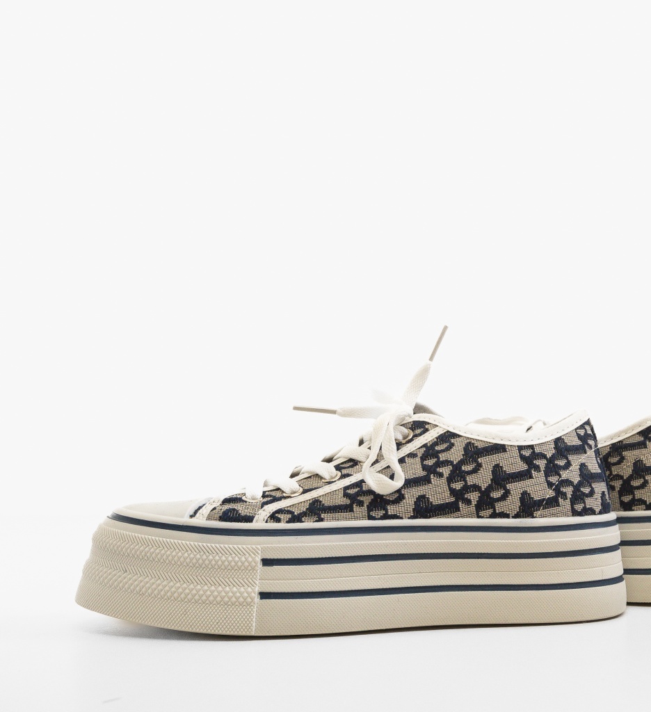 Sneakers dama Vidia Albastri - 3 | YEO