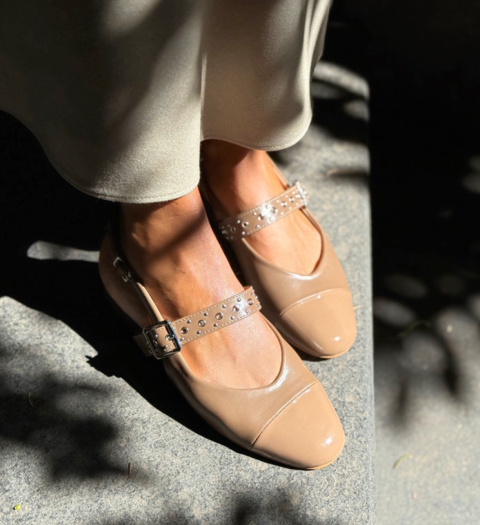 Balerini dama Andaluz Khaki - 3 | YEO