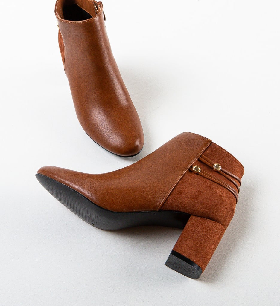 Botine dama Arabella Camel - 5 | YEO