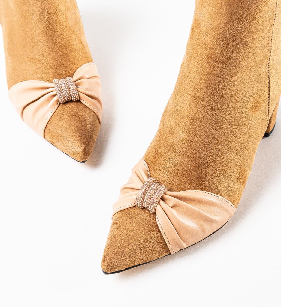 Botine dama Balizia Camel - 4 | YEO